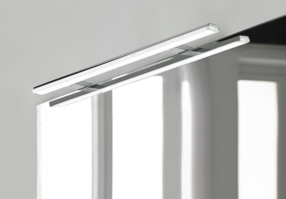 PANDORA oświetlenie ścienne LED, 15 W, 808x15x112 mm, IP44, chrom (26693CI)