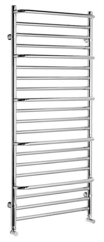 MANISA grzejnik łazienkowy 600x1328mm, z pięcioma wieszakami na ręczniki, chrom