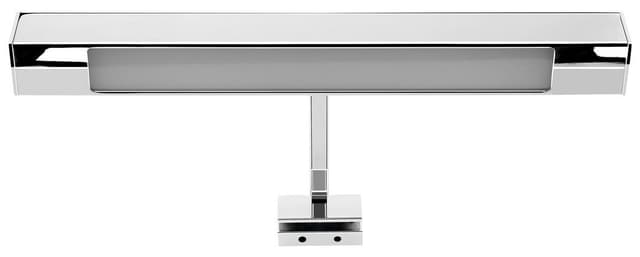 VERONICA oświetlenie ścienne LED, 6 W, 300x30x115 mm, IP44, chrom