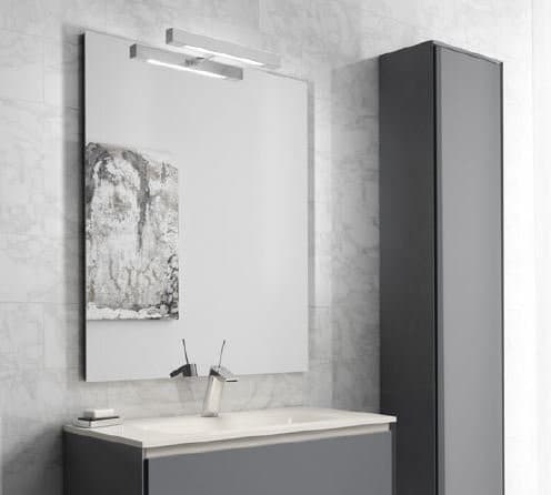 VERONICA oświetlenie ścienne LED, 6 W, 300x30x115 mm, IP44, chrom