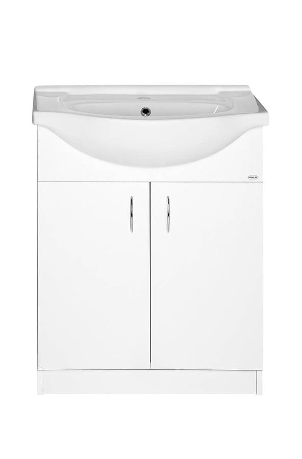 SIMPLEX ECO 65 szafka podumywalkowa z umywalką 63x83,5x30,7cm, biały mat